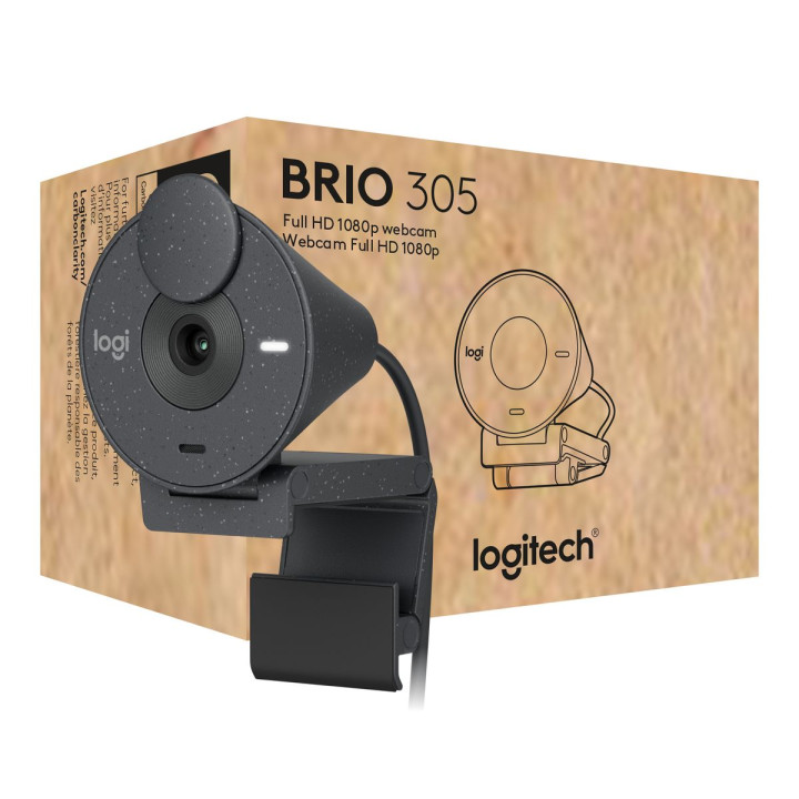 LOGITECH BRIO 305 - GRAPHITE - EMEA-914